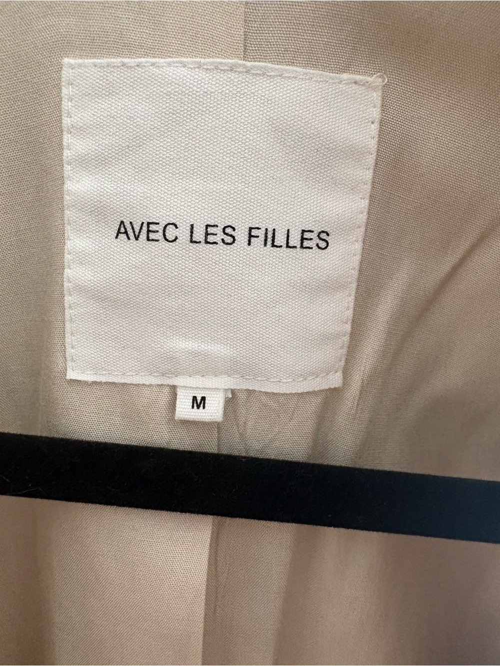 Avec Les Filles Neutral Beige Lightweight Jacket